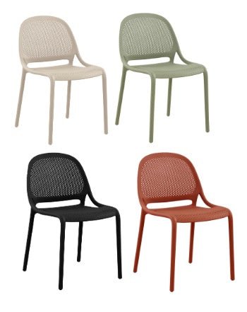 Chaise pour table à dîner - Collection Summer - Piscines Soucy