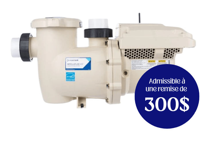 Pompe Intelliflo 3VSF à vitesse variable 1.5 HP creusée avec écran Pentair - Piscines Soucy