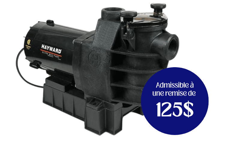 Pompe Ultra - Max 1,5 HP 2 vitesses hors - terre Hayward - Piscines Soucy