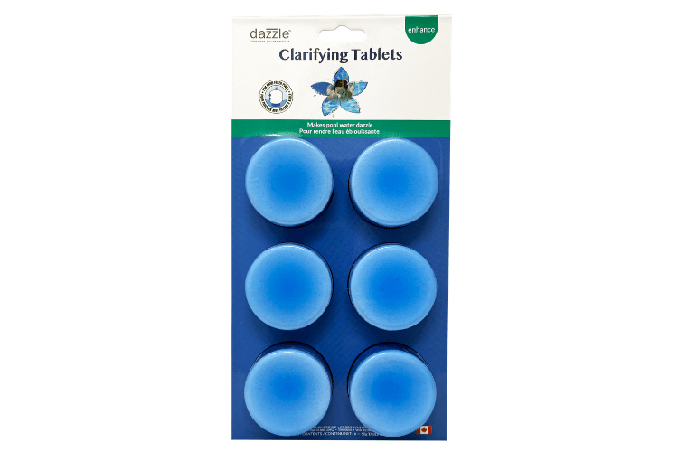 Tablettes de clarification de piscine 6x60 g DAZZLE - Piscines Soucy