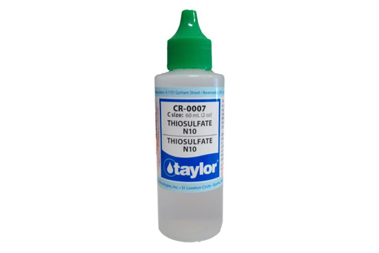 Réactif 07 thiosulfate N/10 Taylor 60 mL - Piscines Soucy