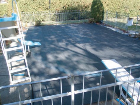 Filet d'automne pour piscine creusée - Piscines Soucy