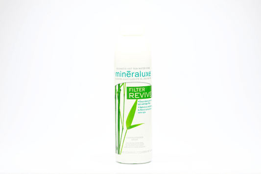 Nettoyant à cartouche "Filter Revive" 600 ml Mineraluxe - Piscines Soucy