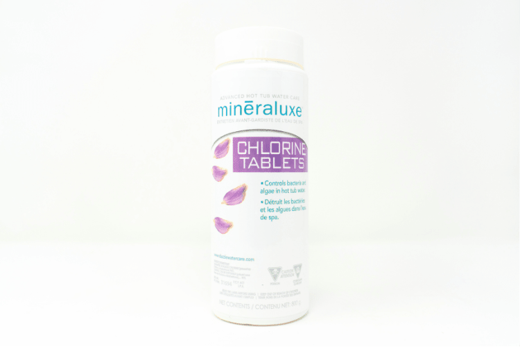 Tablettes de chlore pour spa Mineraluxe - Piscines Soucy