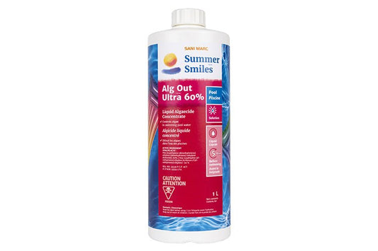 Algicide liquide concentré "Alg Out Ultra" 60% 1L - Piscines Soucy