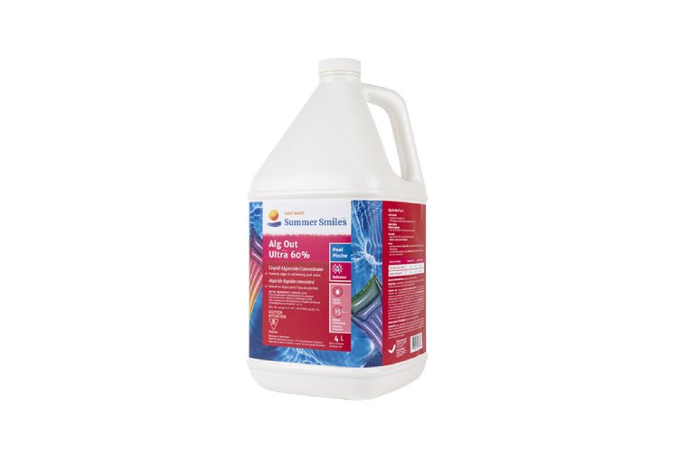 Algicide liquide concentré "Alg Out Ultra 60%" 4L - Piscines Soucy