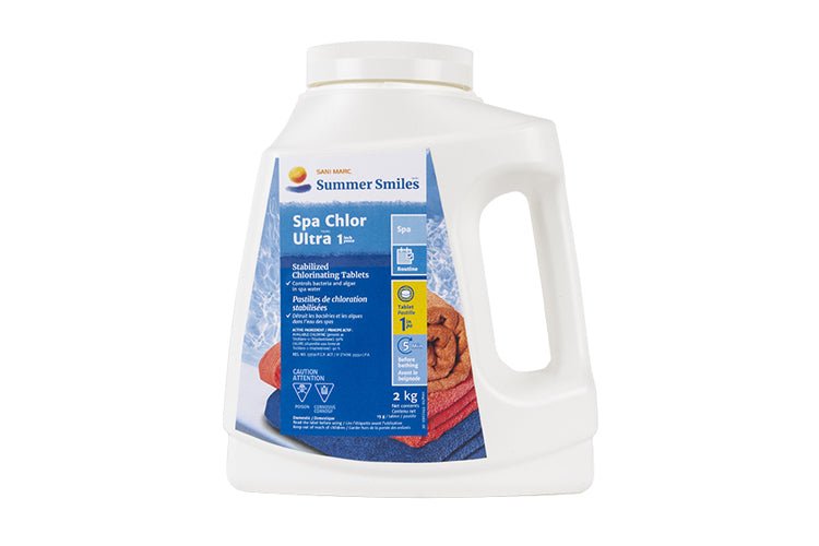 Chlore en tablette pour spa "Chlor Ultra" 2 kg - Piscines Soucy