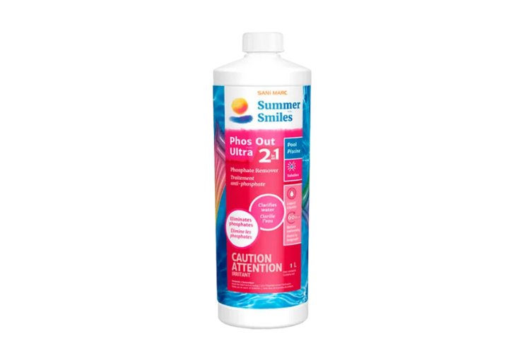 Éliminateur de phosphate « Phos Out Ultra 2 en 1 » 1L - Piscines Soucy