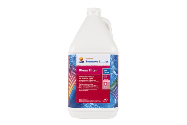 Nettoyant pour sable et cartouche "Klean filter" 4 L - Piscines Soucy