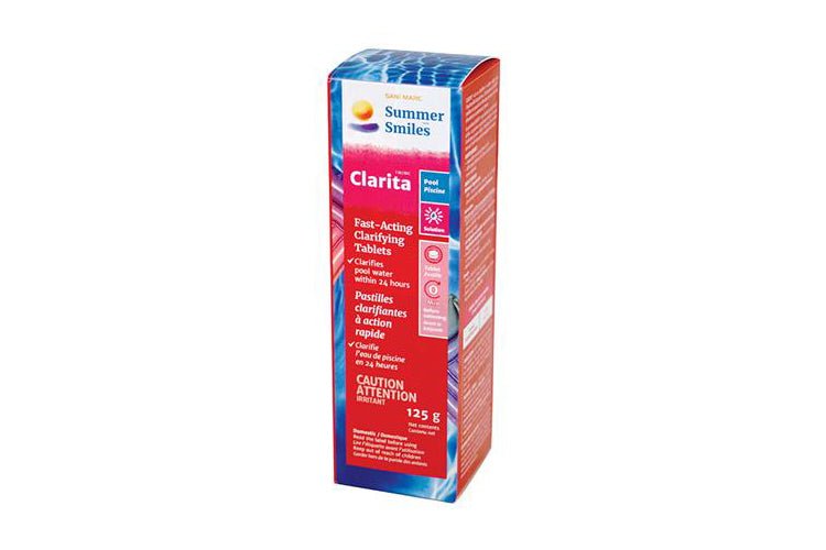 Pastilles clarifiantes à action rapide "Clarita" 125 g - Piscines Soucy