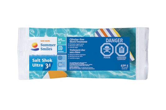 Traitement choc 3 en 1 "Salt Shok Ultra" 450 g - Piscines Soucy