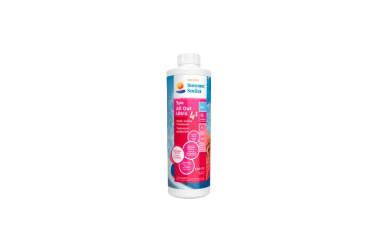 Traitement multi-actions 4 en 1 « Spa All Out Ultra » 500ml - Piscines Soucy